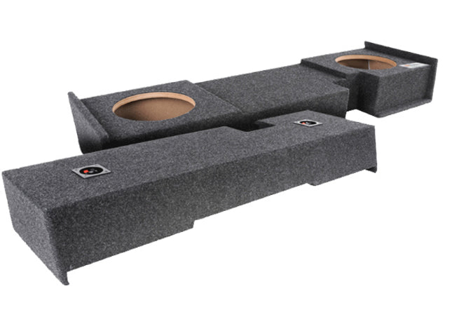 A-Trend A302-12CP : Dual 12" Sealed Sub Box for Ford F-150 Super Cab 2000-2003