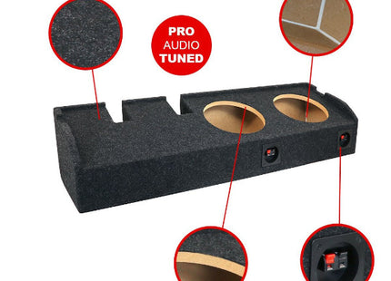 A-Trend A322-10CP : Dual 10" Sealed Sub Box for Ford Ranger Extended Cab and Super Cab 1983-2012, specs.