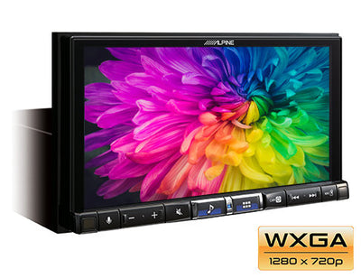 Alpine iLX-507 hi-resolution screen