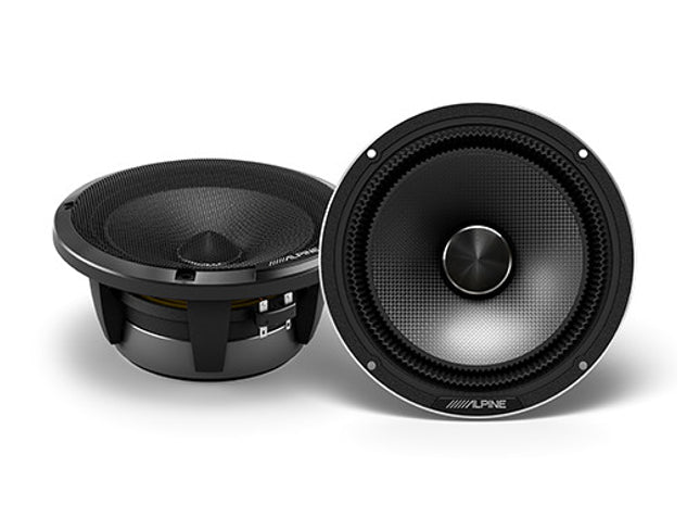Alpine HDZ-65CS : 6.5" Slim-Fit Component Door Speakers, woofers.