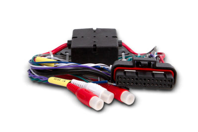 Alpine KTA-30FW : 4ch x 75W RMS @ 2Ω/4Ω Amplifier, connections.