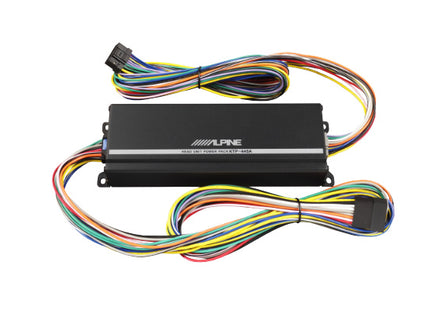 Alpine KTP-445A : 4ch x 45W RMS @ 2Ω/4Ω Amplifier, harness with connectors.
