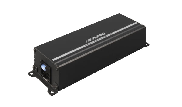Alpine KTP-445A : 4ch x 45W RMS @ 2Ω/4Ω Amplifier, side view.