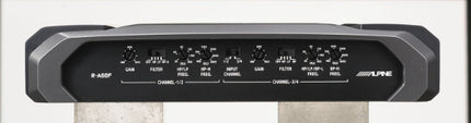 Alpine R-A60F : 100W x 4ch @ 4Ω Amplifier, settings section.