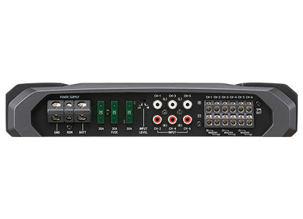 Alpine R-A90S : 6ch Automotive Amplifier, input output section.