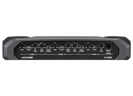 Alpine R-A90S : 6ch Automotive Amplifier, settings section.