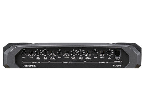 Alpine R-A90S : 6ch Automotive Amplifier, settings section.