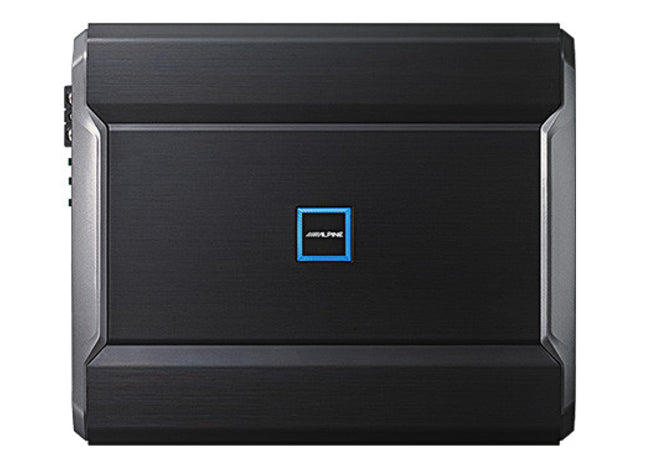Alpine R-A90S : 6ch Automotive Amplifier, top side.