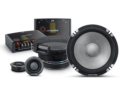 Alpine R2-S652 : 6.5" PRO Component Door Speaker System, 100W RMS.
