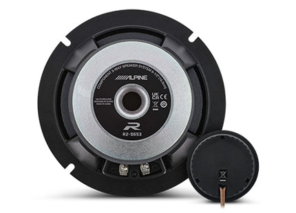 Alpine R2-S652 : 6.5" PRO Component Door Speaker System, rear view.