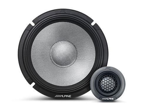 Alpine R2-S65C : 6.5" Component Door Speaker System, woofer and tweeter.