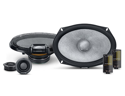 Alpine R2-S69C : 6x9" Component Door Speaker System, 100W RMS