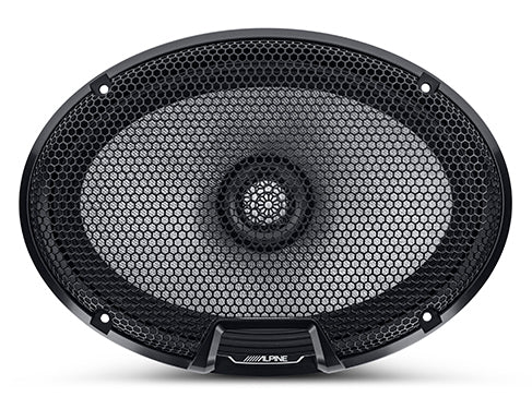 Alpine R2-S69 : 6x9" Coaxial Door Speaker System, woofer with grille.