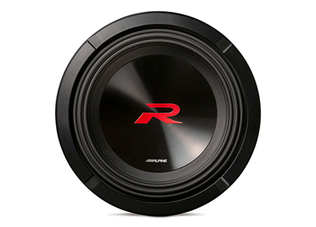 Alpine R2-W10D : 750W 10" Subwoofer Driver, top side.