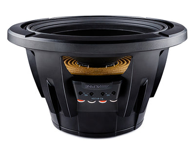 Alpine R2-W12D : 750W 12" Subwoofer Driver, side view.