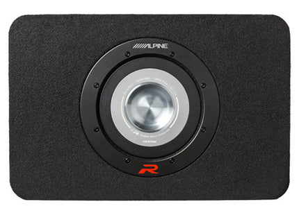 Alpine RS-SB10 : 10" Loaded Under Seat Thin Subwoofer Enclosure, top side.