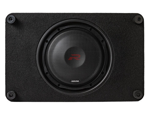 Alpine RS-SB12 : 12" Loaded Under Seat Thin Subwoofer Enclosure, 600W @ 2Ω