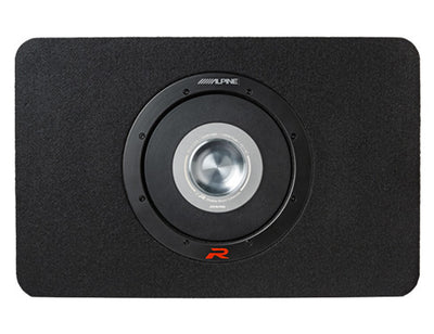Alpine RS-SB12 : 12" Loaded Under Seat Thin Subwoofer Enclosure, top view.