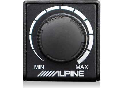 Alpine RUX-KNOB : Bass Control Knob for Alpine Amplifiers, front side.