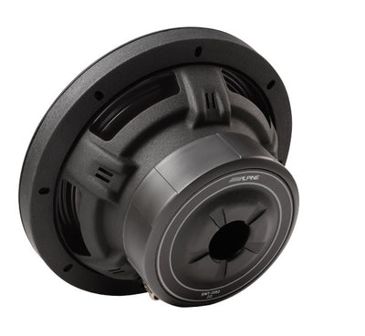 Alpine SWT-10S : 10" 350W Thin Subwoofer, 2Ω or 4Ω, rear view.