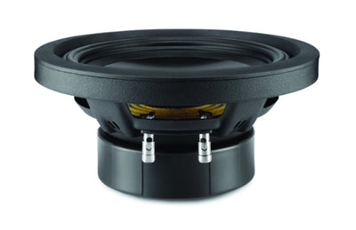 Alpine SWT-10S : 10" 350W Thin Subwoofer, 2Ω or 4Ω, side view.