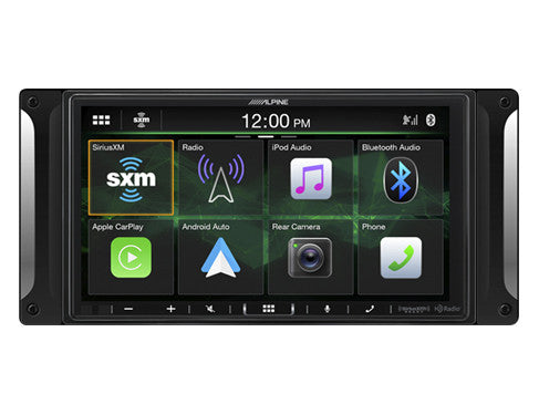 Alpine i407-WRA-JK : 7" DDIN Style Bluetooth Mechless Head Unit, 2007-2018 Wrangler-JK