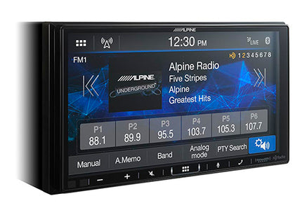 Alpine iLX-407 : 7" DDIN Size Mechless Bluetooth Head Unit, radio screen