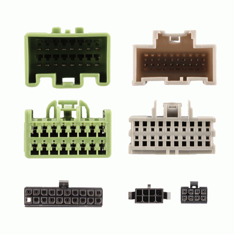 Axxess AXDSPH-GL9 : Amplifier Add-On Line Converter T-Harness, connector view.