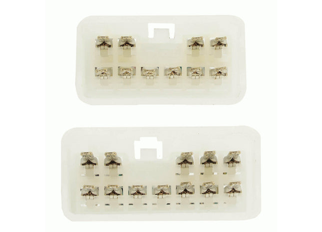 Axxess AXABH-LX3 : Amplifier Bypass Wiring Harness, connector view.