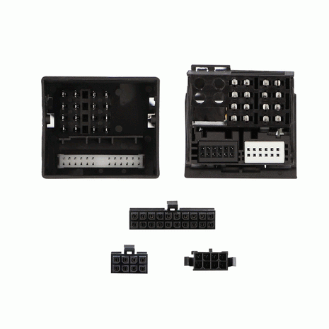 Axxess AXDSPH-BM1 : Amplifier Add-On Line Converter T-Harness, connector view.