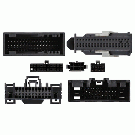 Axxess AXDSPH-FD2 : Amplifier Add-On Line Converter T-Harness, connector view.