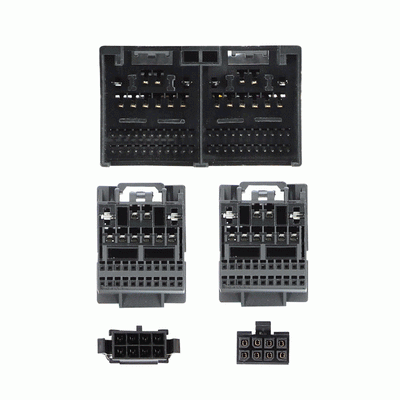 Axxess AXDSPH-FD3 : Amplifier Add-On Line Converter T-Harness, connector view.