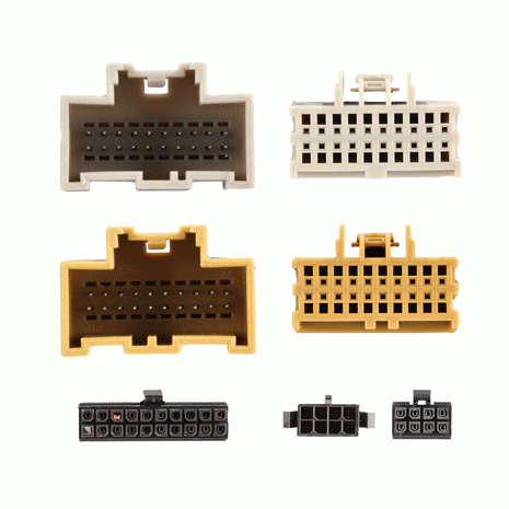 Axxess AXDSPH-GL10 : Amplifier Add-On Line Converter T-Harness, connector view.
