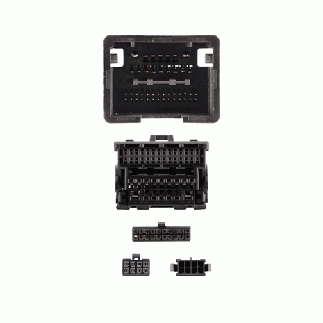Axxess AXDSPH-GL44 : Amplifier Add-On Line Converter T-Harness, connector view.