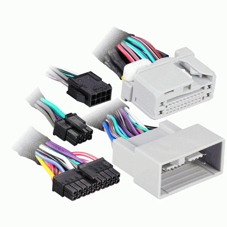 Axxess AXDSPH-HN1 : Amplifier Add-On Line Converter T-Harness, connector view.