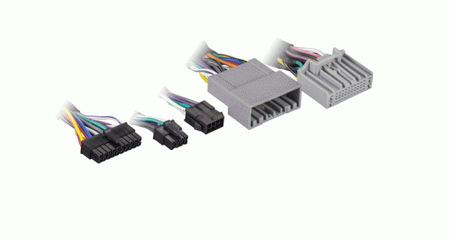 Axxess AXDSPH-HN2 : Amplifier Add-On Line Converter T-Harness, connector view.