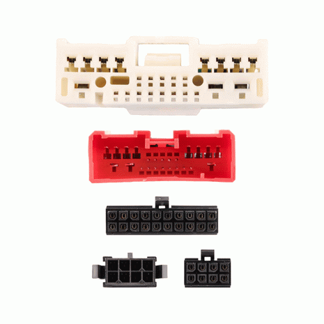Axxess AXDSPH-MZ1 : Amplifier Add-On Line Converter T-Harness, 2002-2020 Mazda (Amplified or Non-Amplified) connector view.