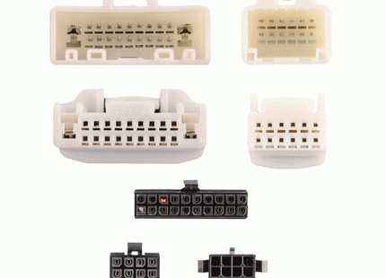 Axxess AXDSPH-NI2 : Amplifier Add-On Line Converter T-Harness, connector view.