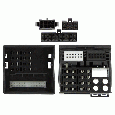 Axxess AXDSPH-VW1 : Amplifier Add-On Line Converter T-Harness, connector view.