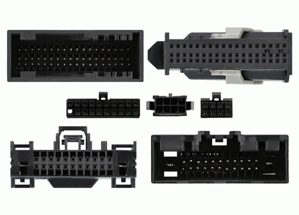 Axxess AXDSPL-FD2 : Amplifier Add-On Interface Adapter & 6ch DSP, connector view.