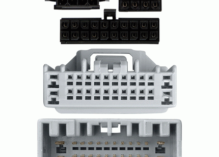 Axxess AXDSPL-HN2 : Amplifier Add-On Interface Adapter & 6ch DSP, connector view.