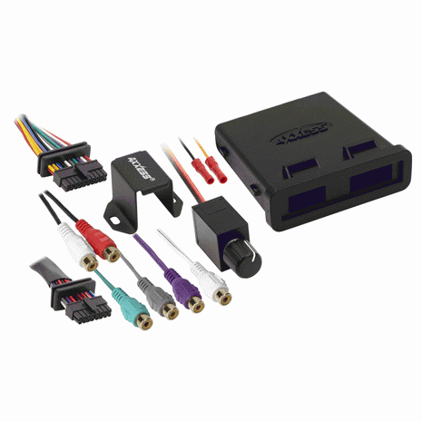 Axxess AXDSPL-WR : Marine Grade Amplifier Add-On LIne Converter Interface, 6ch DSP and BT-Media Player Upgradable