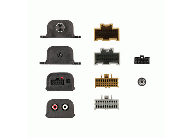 Axxess AXLOC-GMLN10 : Amplifier Add-On Interface Adapter, connector view.