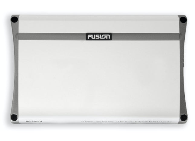 Fusion MS-AM504 : 4Ch. Marine Amplifier, 100W or 65W by 2Ω or 4Ω
