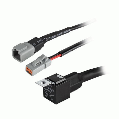 Heise Add-On Universal Light Bar Switch and Wiring Harness, connectors.