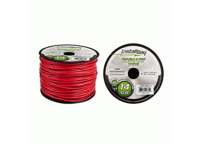 Install Bay PWRD14500 : 14-AWG Red Power Wire