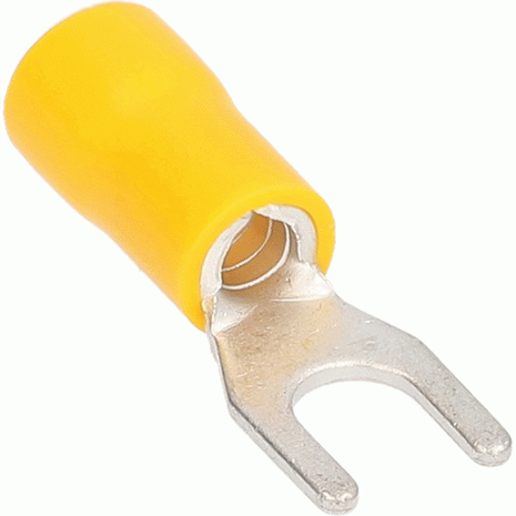 Install Bay YVST8 : 12-10AWG Fork Terminal, #8 (100PK)