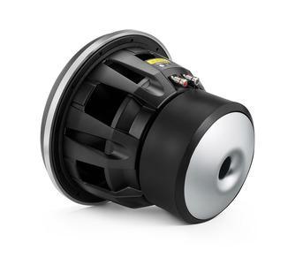 JL Audio 12W7AE : 12" 1000W 12" Subwoofer Driver, 3Ω, rear side view.