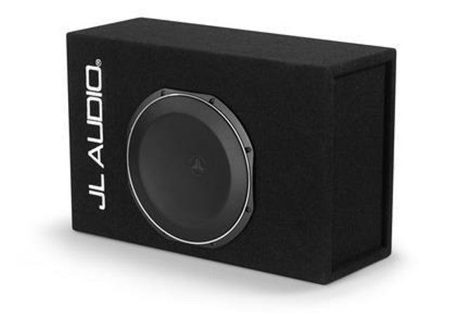 JL Audio ACP112LG-TW1 : 12" Powered Thin Subwoofer Enclosure, side view.