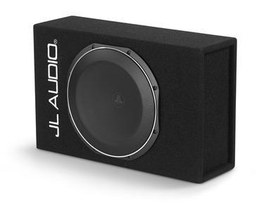 JL Audio ACS112LG-TW1 : 12" Powered Thin Subwoofer Enclosure, side view.